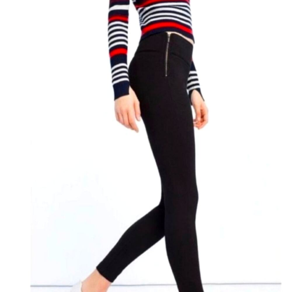 ZARA Legging High Waist Black Size M